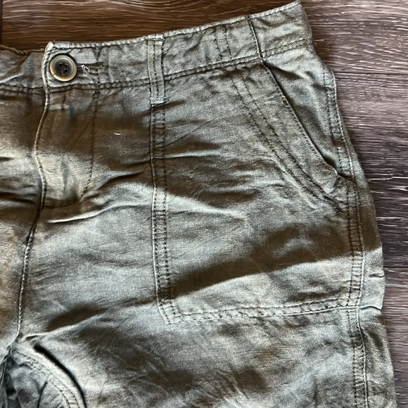 Old Navy linen Jogger Pants ((size 2)) zipper at ankle. - Picture 2 of 8